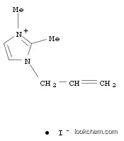Molecular Structure of 111732-86-6 (1H-Imidazolium, 1,2-dimethyl-3-(2-propen-1-yl)-, iodide (1:1))